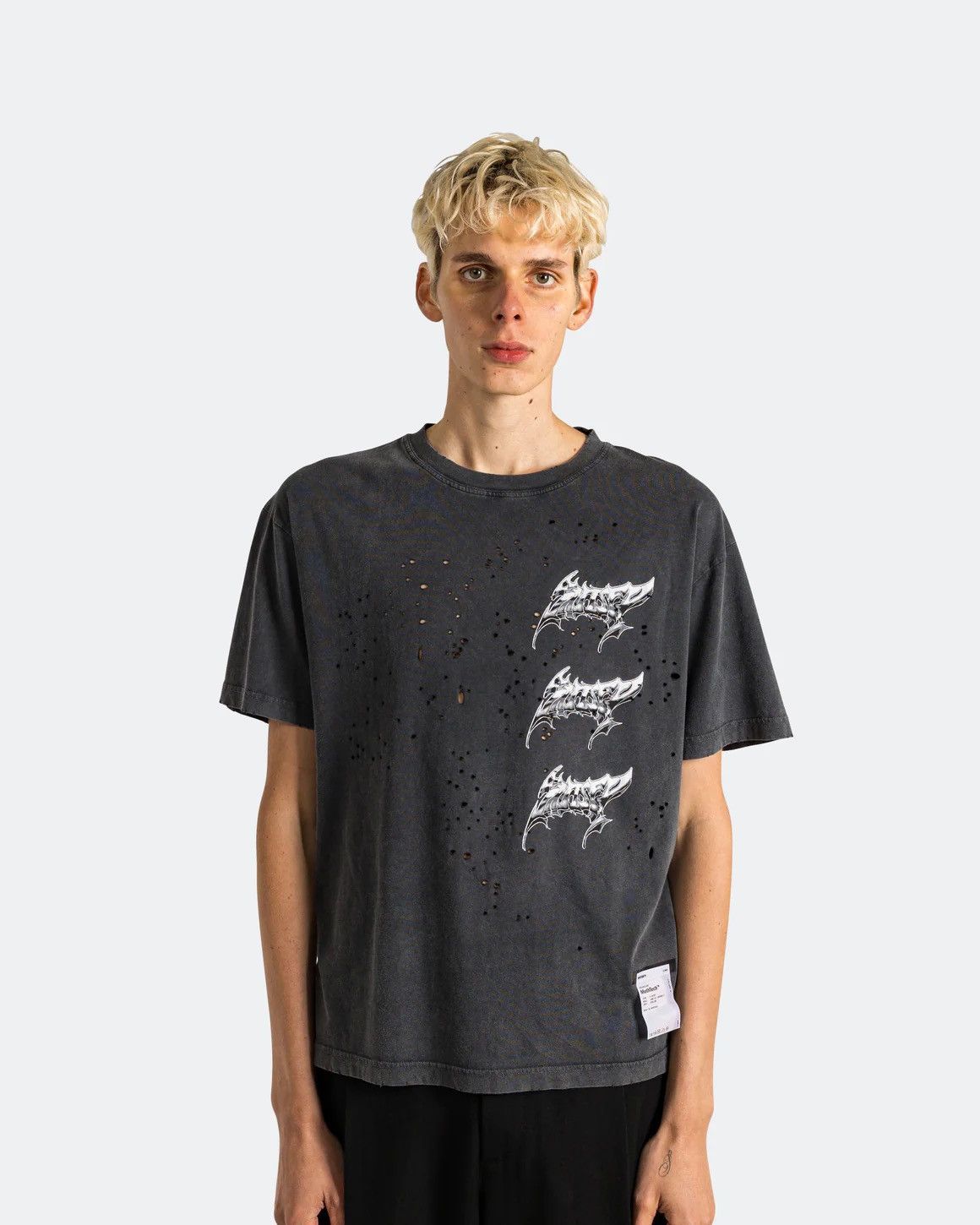 Satisfy MothTech 'Liquid Metal' T-Shirt - Aged Black Size US XL / EU 56 / 4 - 3 Thumbnail
