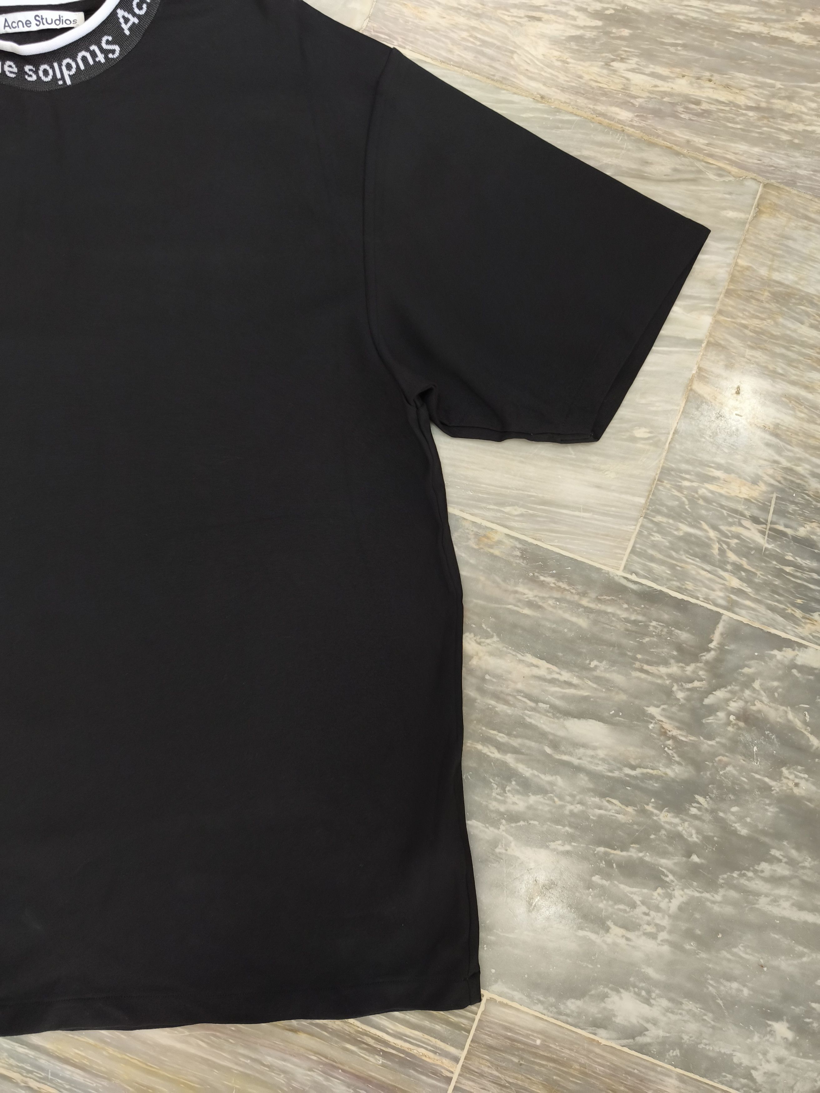 Acne Studios Acne Studios Logo Mock Neck T-Shirt Size US M / EU 48-50 / 2 - 3 Thumbnail