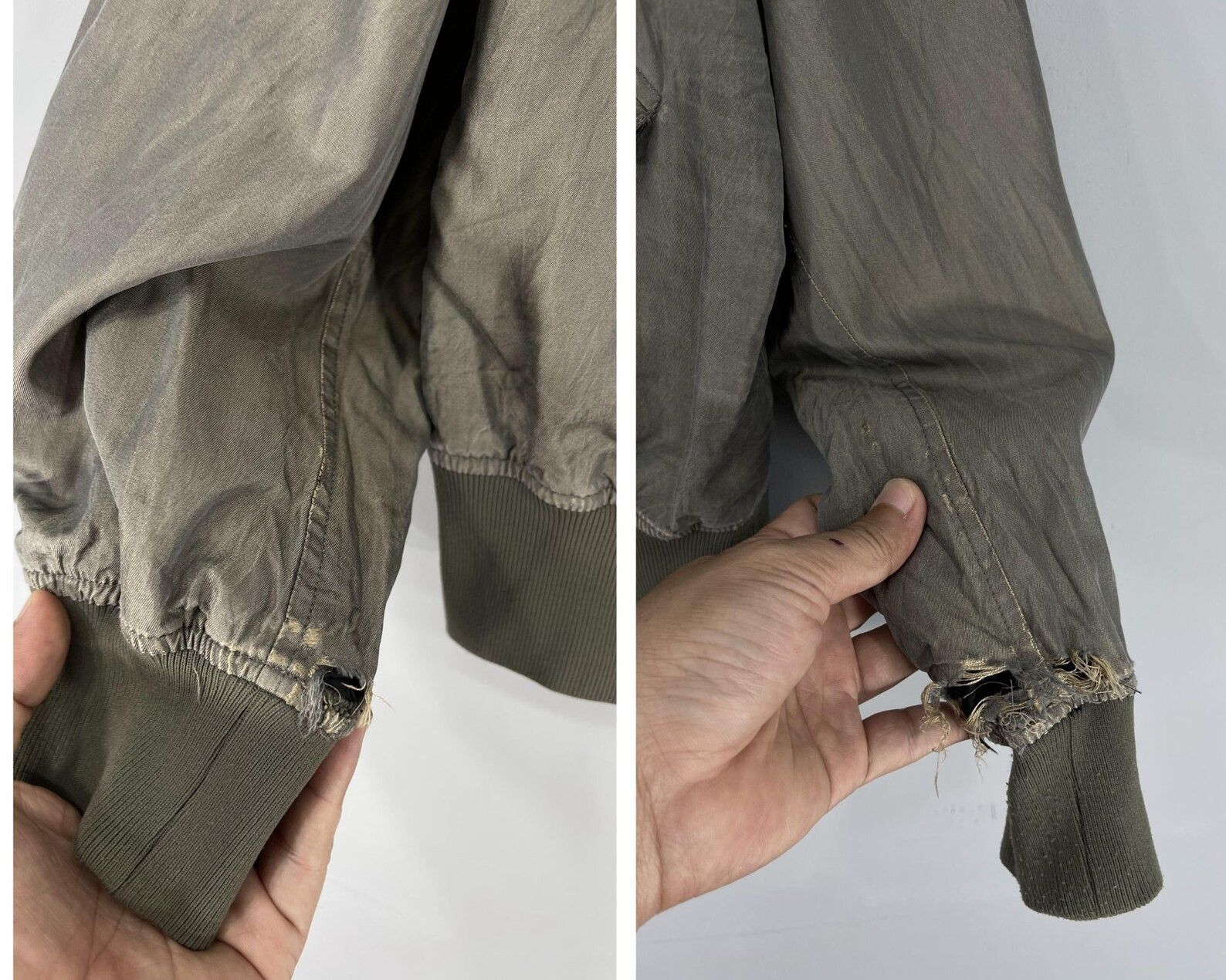 Y's for Men × Yohji Yamamoto Shimmer Bomber Washed Size US M / EU 48-50 / 2 - 8 Thumbnail