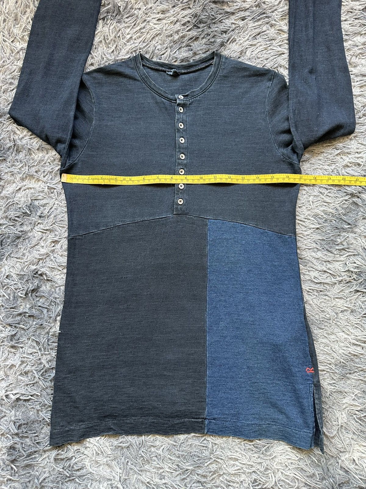 45rpm 00's R by 45RPM indigo dyed patchwork long sleeve Size US S / EU 44-46 / 1 - 19 Thumbnail