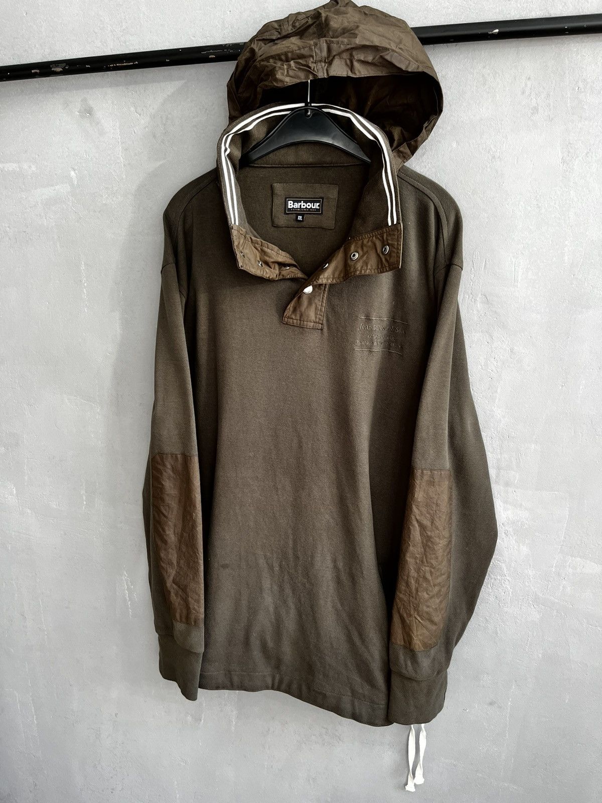 Barbour × Vintage Barbour John Dasbour & Sons hoodie wax vintage Size US XXL / EU 58 / 5 - 1 Thumbnail