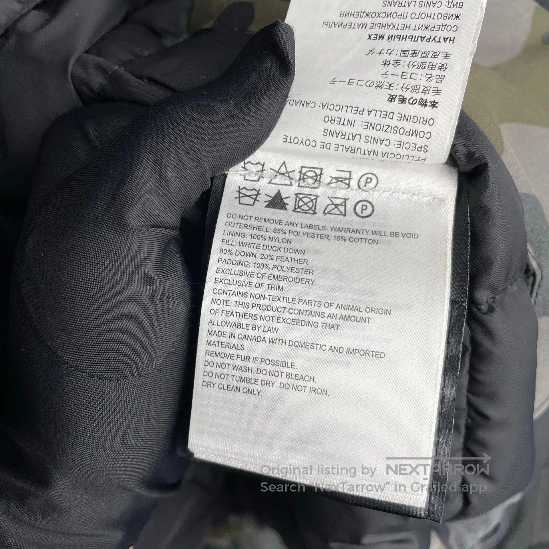 Canada Goose Canada Goose Camouflage snow mountain hooded multi-pocket Size US XS / EU 42 / 0 - 9 Thumbnail