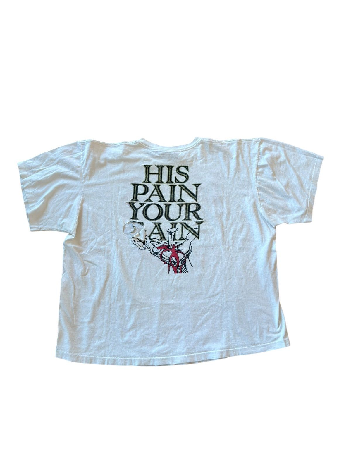 Vintage *RARE* VINTAGE 1990 LORD’S GYM GOD BODYBUILDING JESUS CHRIST Size US XXL / EU 58 / 5 - 8 Thumbnail