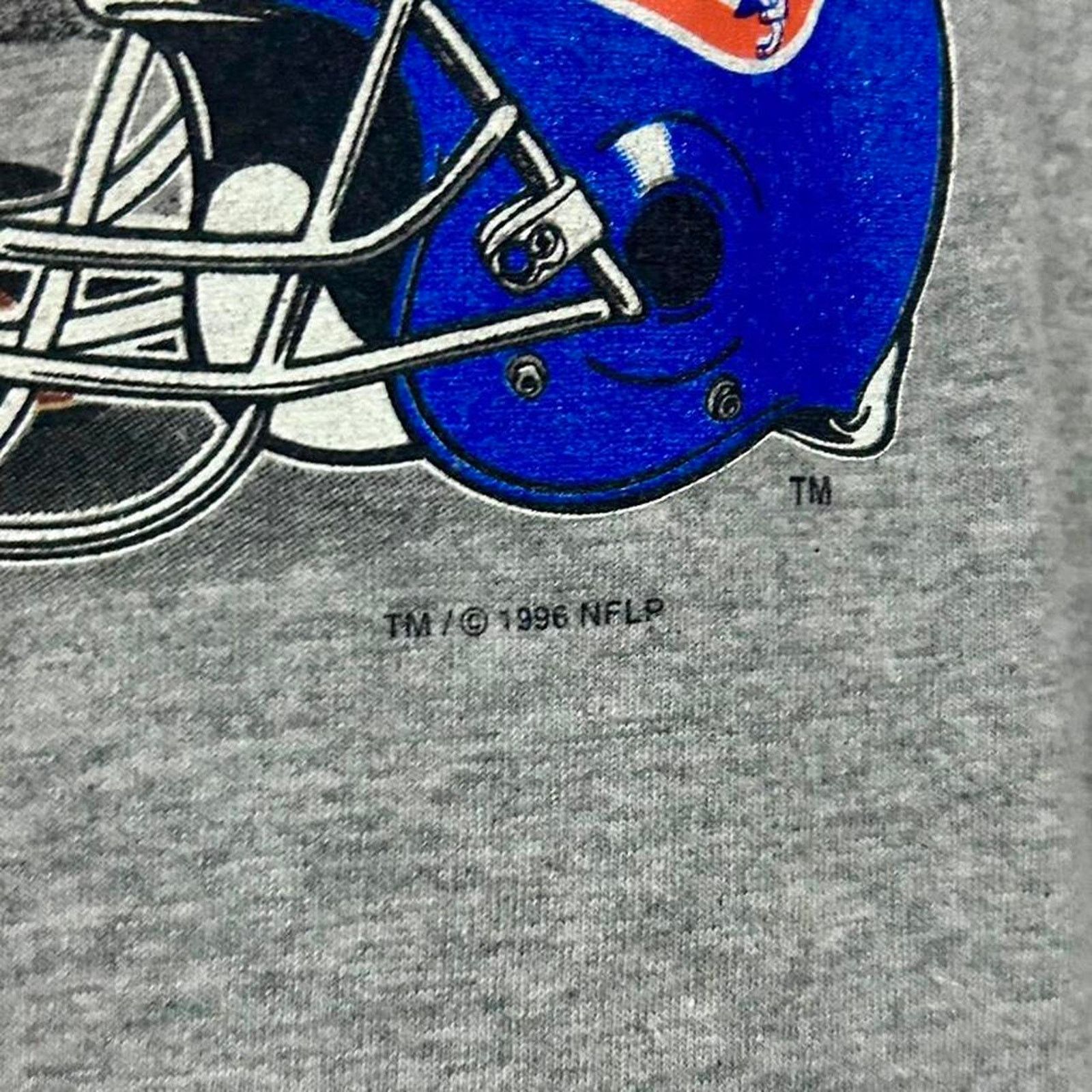 CSA Vintage 1996 Denver Broncos Taz Ringer Tee Shirt Size US XL / EU 56 / 4 - 3 Thumbnail