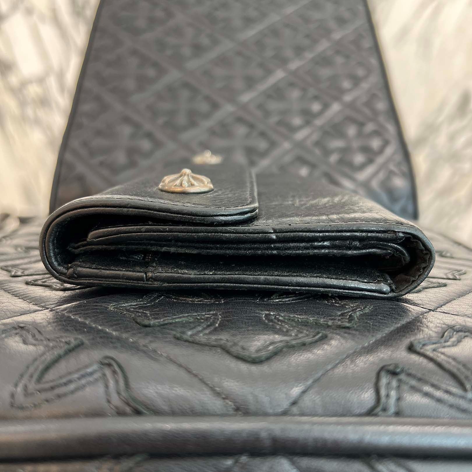 Chrome Hearts CHROME HEARTS Wave Cross Ball Wallet leather Size ONE SIZE - 8 Thumbnail