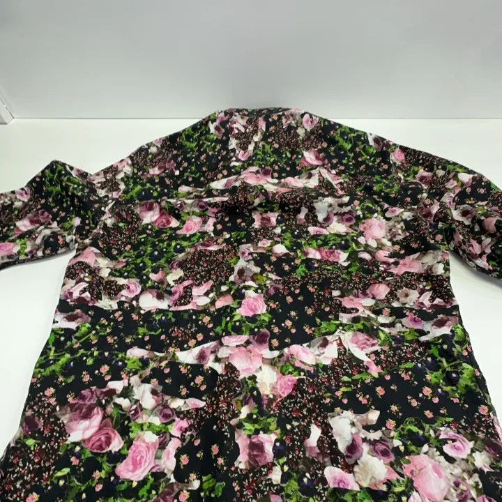 Givenchy Givenchy Givenchy Floral Print Long Sleeve ButtonUp Shirt Size US M / EU 48-50 / 2 - 9 Thumbnail