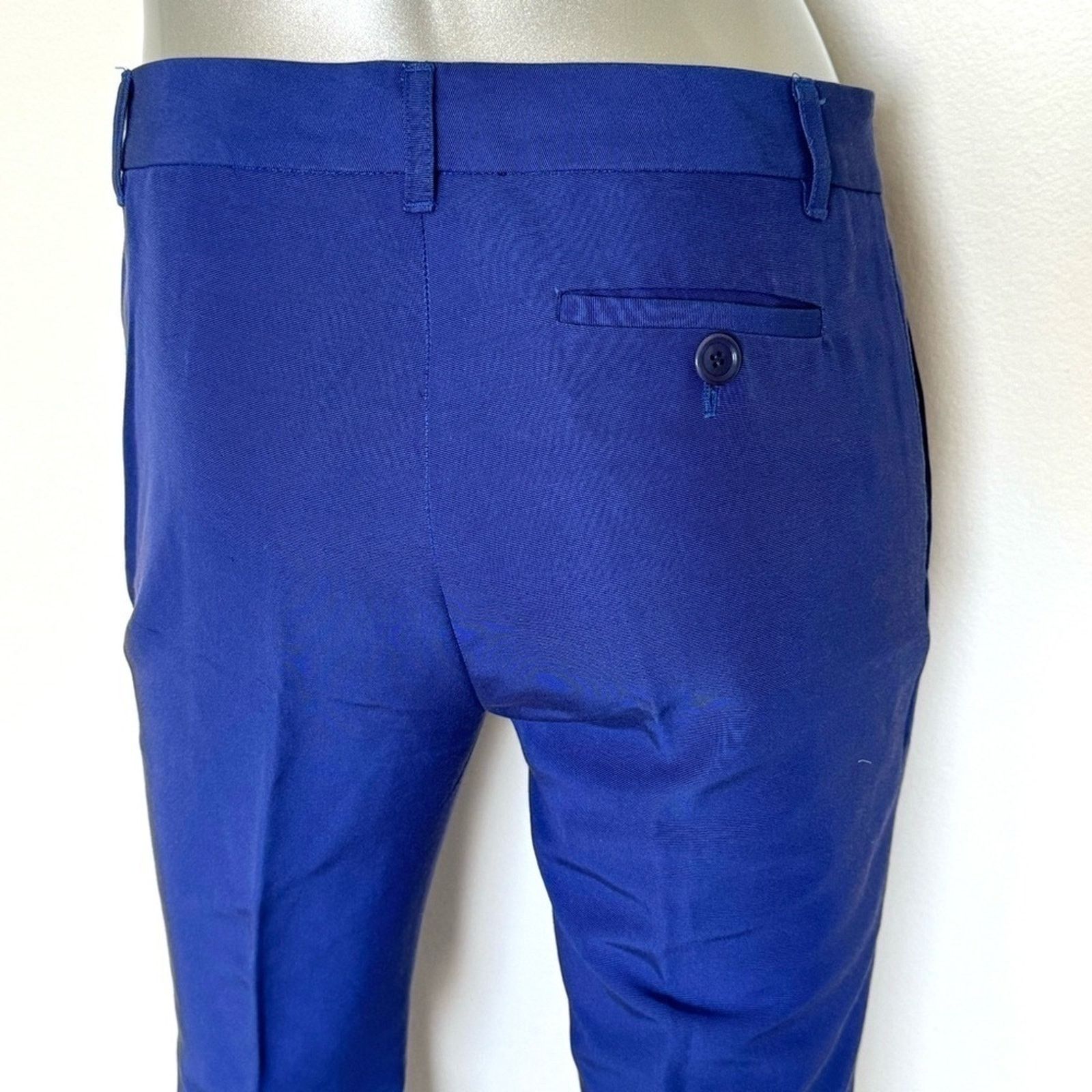 Moschino MOSCHINO Royal Blue Pants, Size 8 Size 30" / US 8 / IT 44 - 4 Thumbnail
