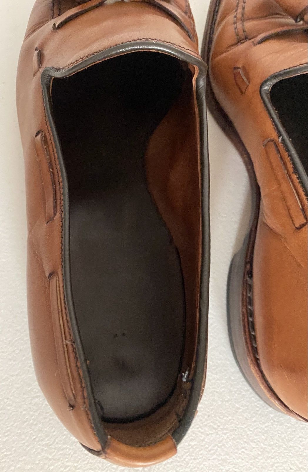Allen Edmonds AE 🇺🇸 tobacco leather Grayson tasseled vamp 9.5 E Made in USA Size US 9.5 / EU 42-43 - 10 Thumbnail