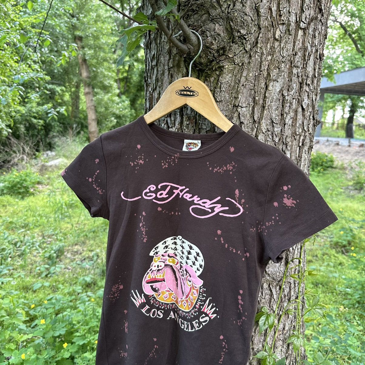 Ed Hardy Vintage Rare Y2K Ed Hardy by Christian Audiger T Shirt Size L / US 10 / IT 46 - 4 Thumbnail