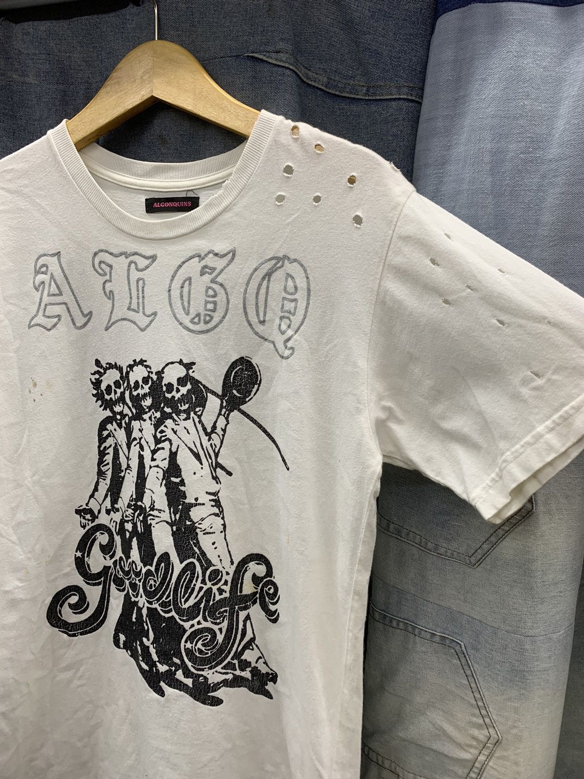 Hysteric Glamour × If Six Was Nine × Japanese Brand distressed ALGONQUINS SKULLS STYLE Size US M / EU 48-50 / 2 - 3 Thumbnail