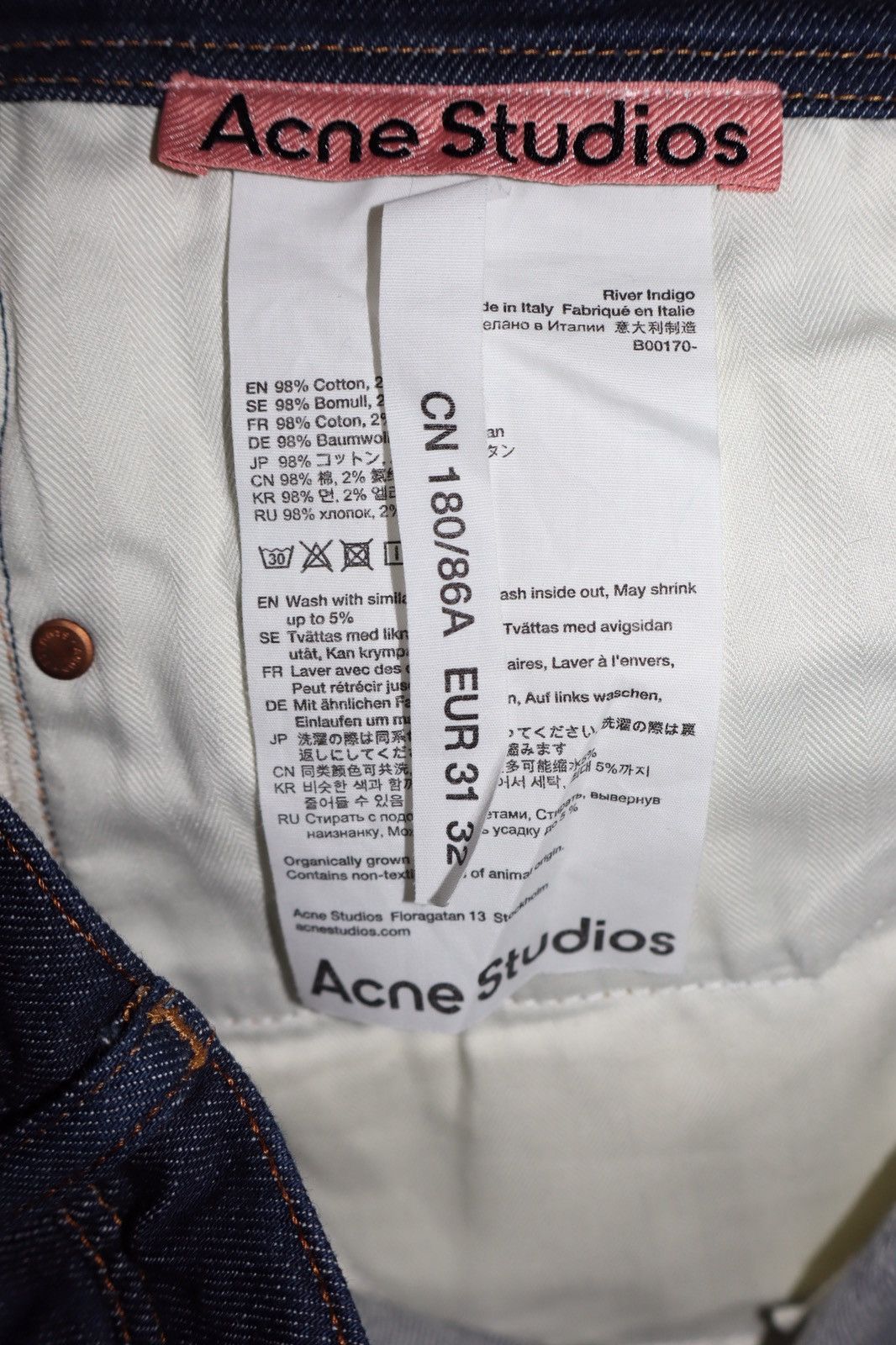 Acne Studios Acne Studios Jeans Size US 31 - 10 Thumbnail