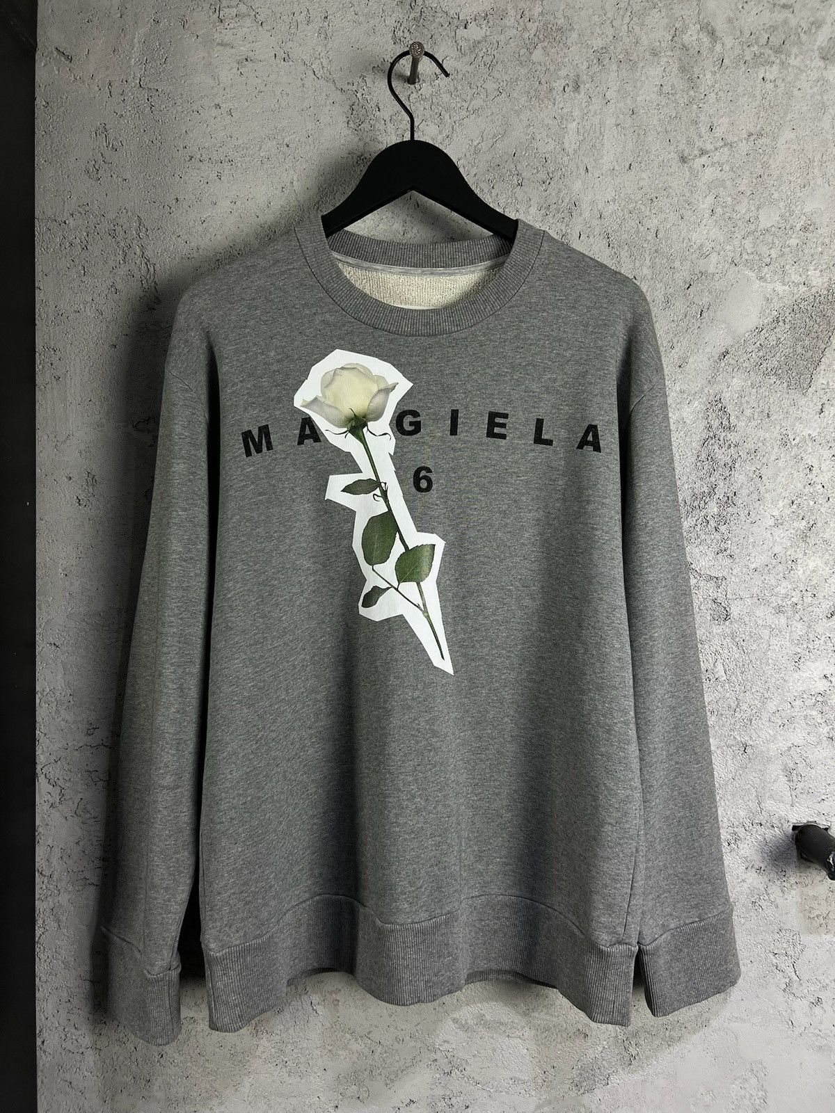MM6 MM6 MAISON MARGIELA Sweatshirt With Rose Print M Size M / US 6-8 / IT 42-44 - 1 Thumbnail