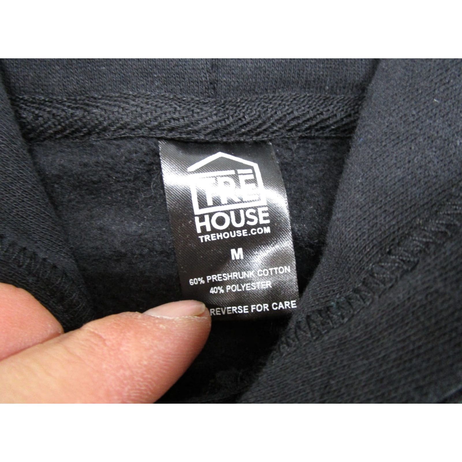 Warehouse Tre House Pizza Graphic Hoodie Mens Size M Skater SK8 Double Sided Spell Out Size US M / EU 48-50 / 2 - 4 Thumbnail