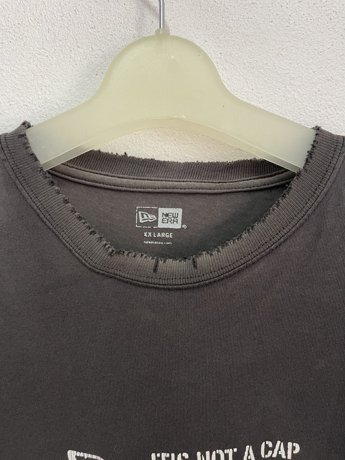 Japanese Brand × New Era Distressed New era black faded t-shirt📸 Size US XXL / EU 58 / 5 - 3 Thumbnail