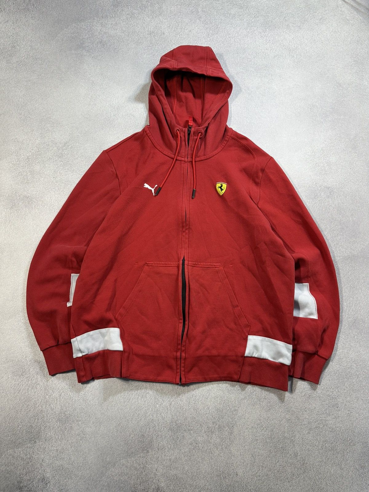 Ferrari Puma Ferrari Formula 1 Racing Zip Hoodie Sz XL Size US XL / EU 56 / 4 - 1 Thumbnail