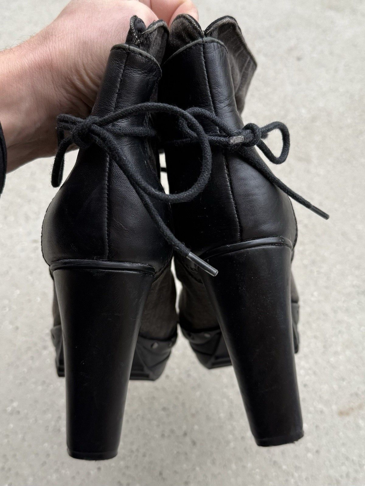 Diesel Vintage 2000s Y2k Diesel Heels Shoes Denim Style Rare Size US 8.5 / IT 38.5 - 14 Thumbnail