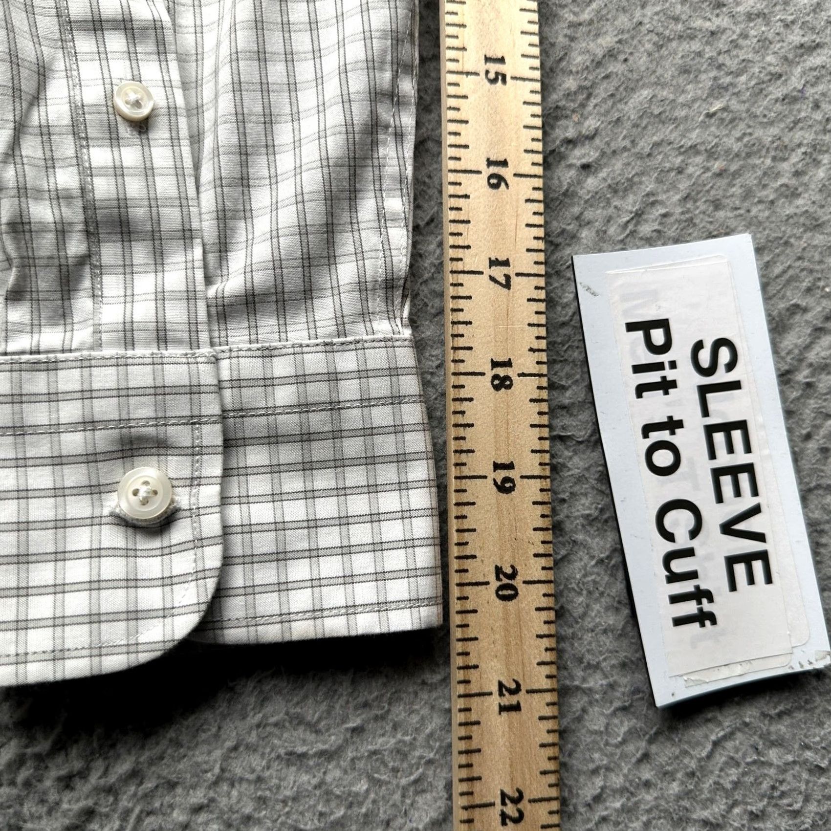 J.Crew J.CREW Button-Up Shirt Slim Fit Long Sleeve Grid Check White Gray M Mens Size US M / EU 48-50 / 2 - 6 Thumbnail