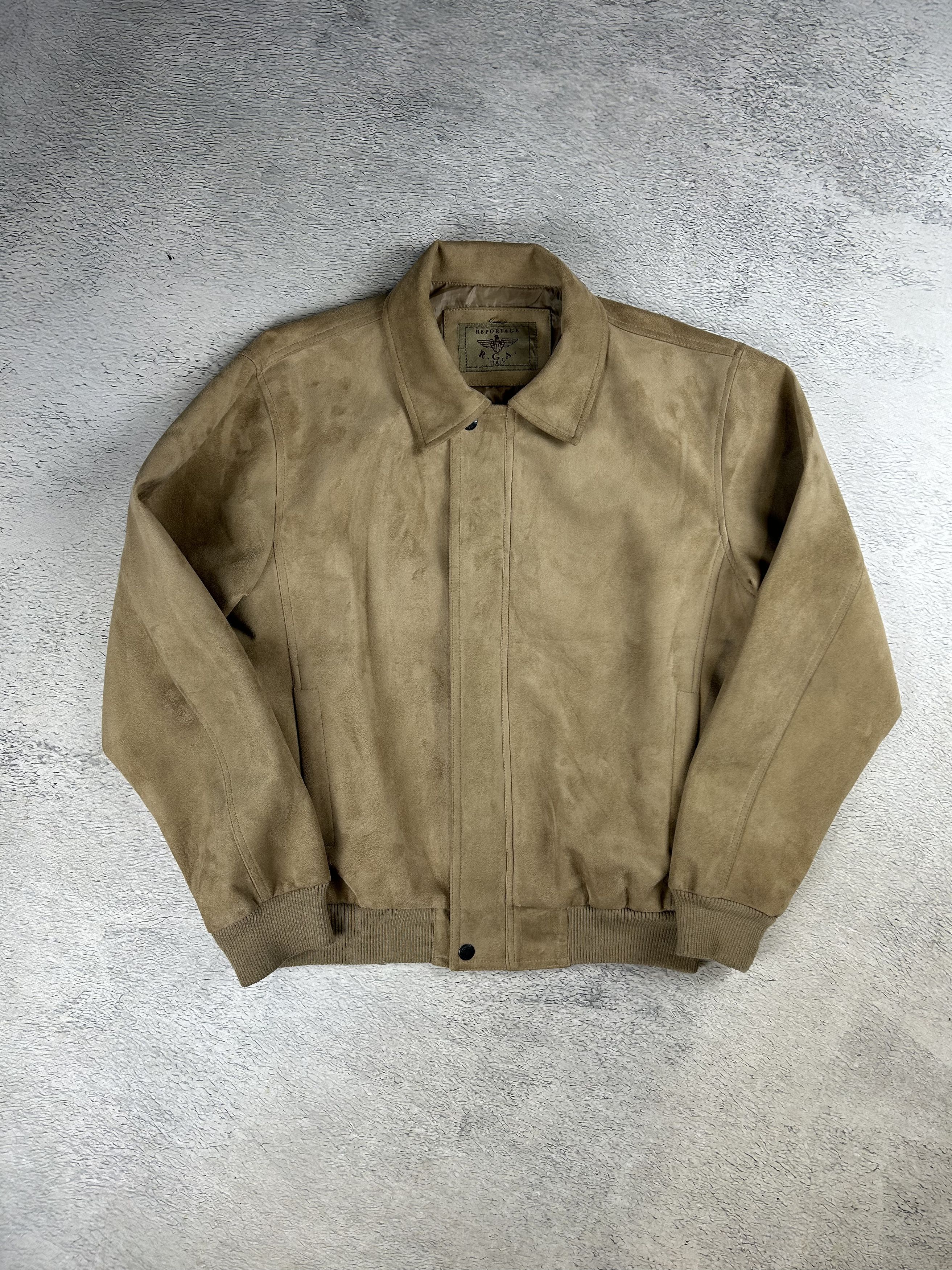 Vintage Vintage Reportage R.G.A Jacket Artificial Leather Oldmoney Size US L / EU 52-54 / 3 - 4 Thumbnail