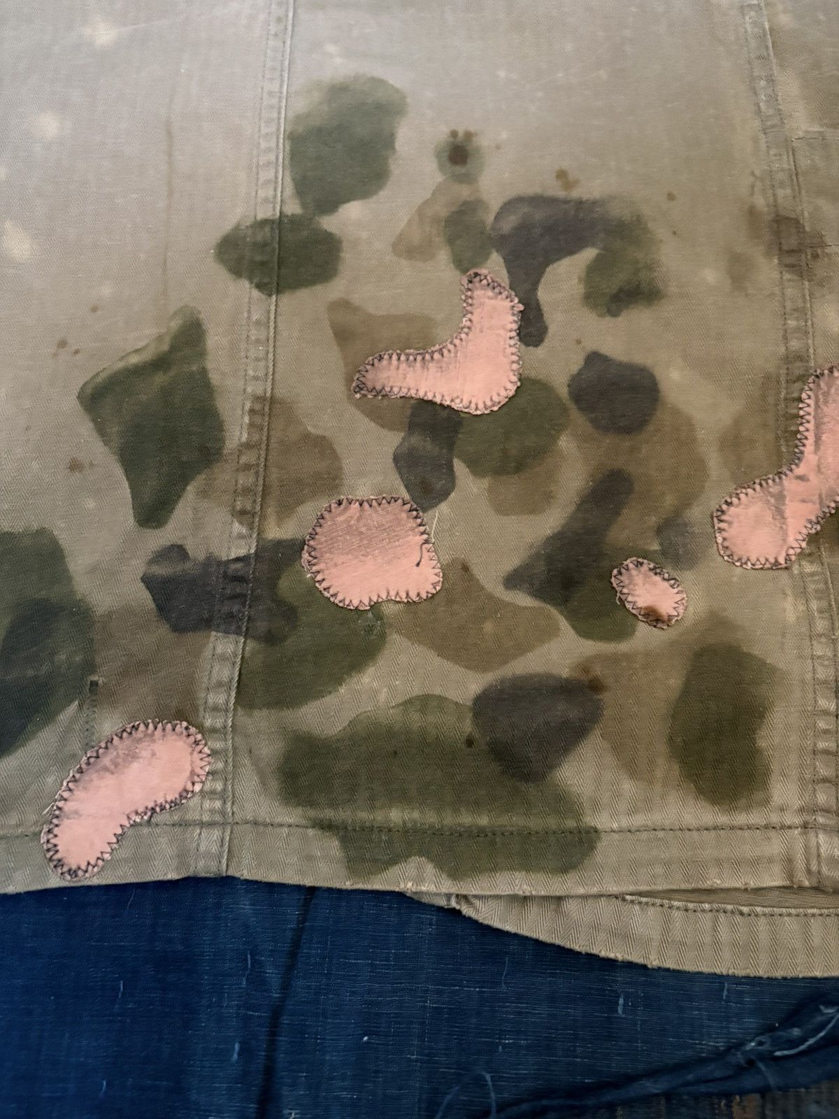 Kapital Kapital oiled cotton coverall camouflage patchwork Size US L / EU 52-54 / 3 - 14 Thumbnail