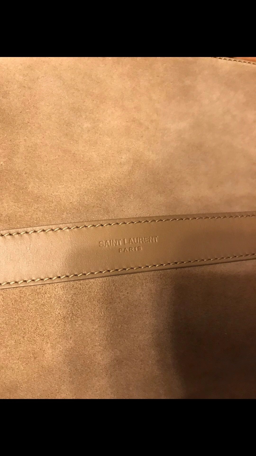 Saint Laurent Paris SLP crossbody messenger bag cowhide suede Size ONE SIZE - 4 Thumbnail