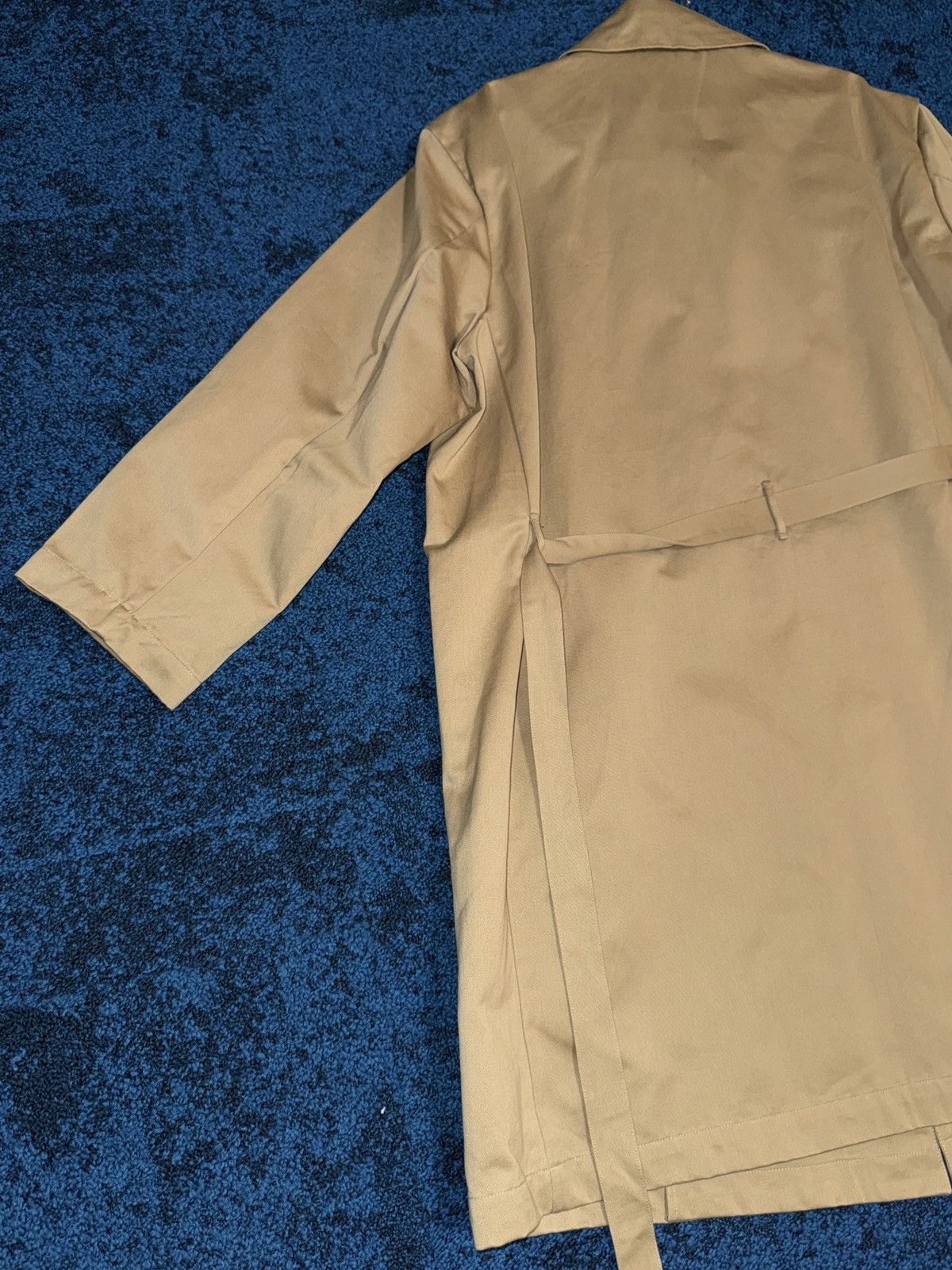 Monitaly Monitaly Beige Trench Coat Sz 42 Size US M / EU 48-50 / 2 - 7 Thumbnail