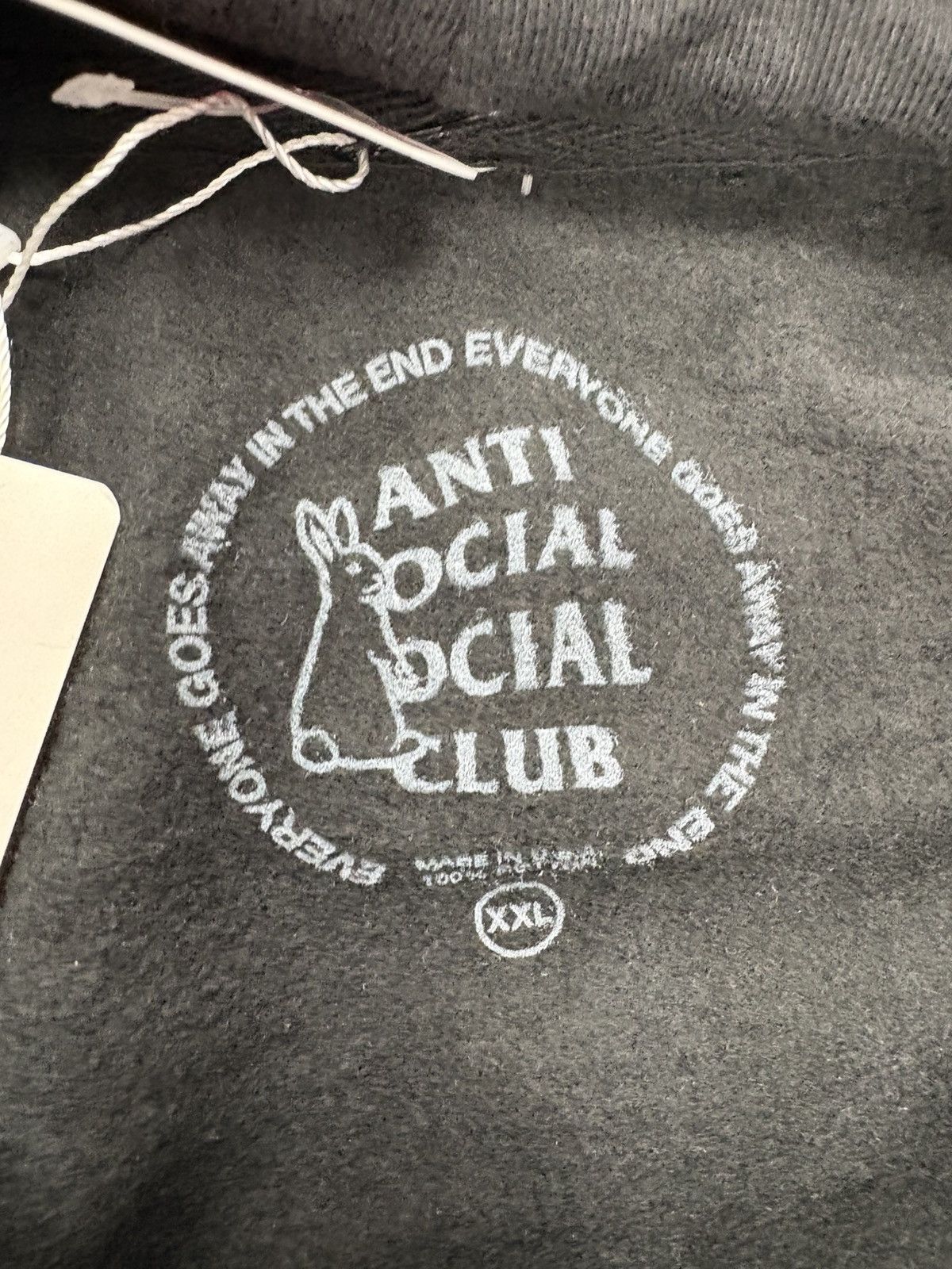 Anti Social Social Club Anti Social Social Club x FR2 Serrated Hoodie “Black” Size US XXL / EU 58 / 5 - 6 Thumbnail