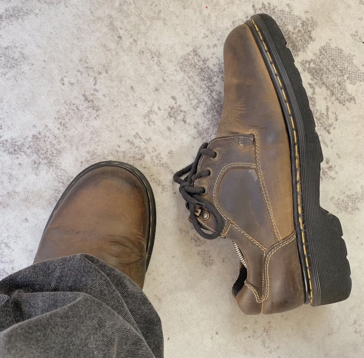 Dr. Martens Vintage Doc Martens Chunky Brown Oxford Creepers Size US 12 / EU 45 - 2 Thumbnail