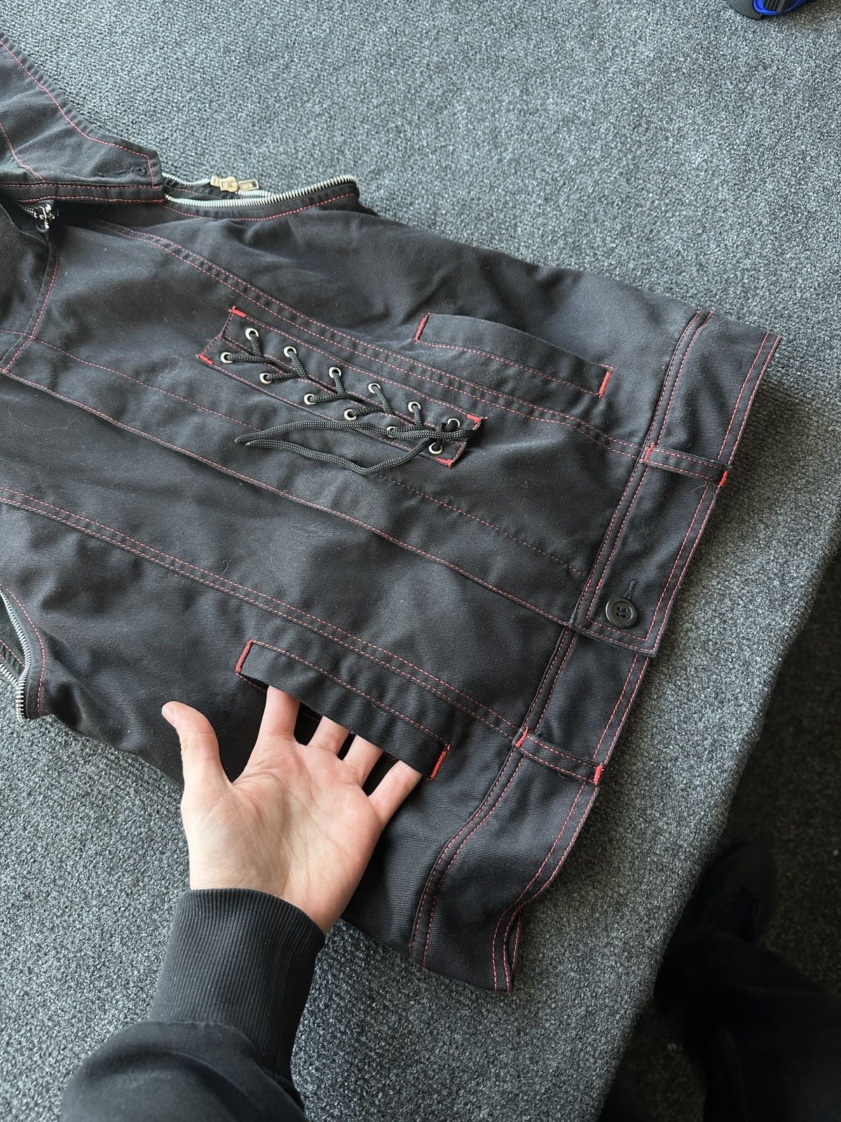 Other OPIUM ZIP🚨 AVANT-GARDE RARE ZIP Y2K gothic IFSIXWASNINE Size M / US 6-8 / IT 42-44 - 2 Thumbnail
