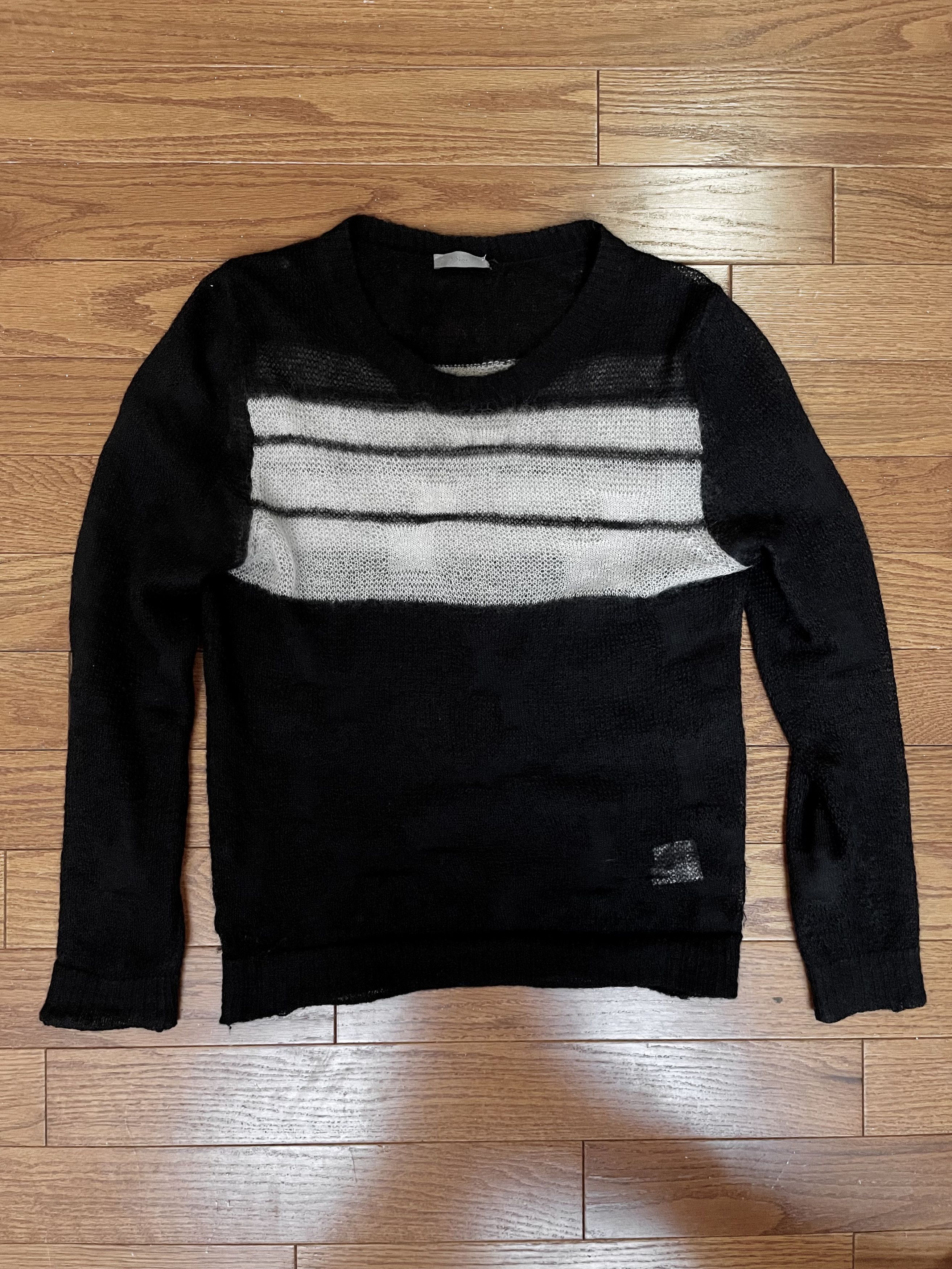 Dior Hedi Slimane AW07 Navigate Mohair Sweater Size US S / EU 44-46 / 1 - 1 Thumbnail