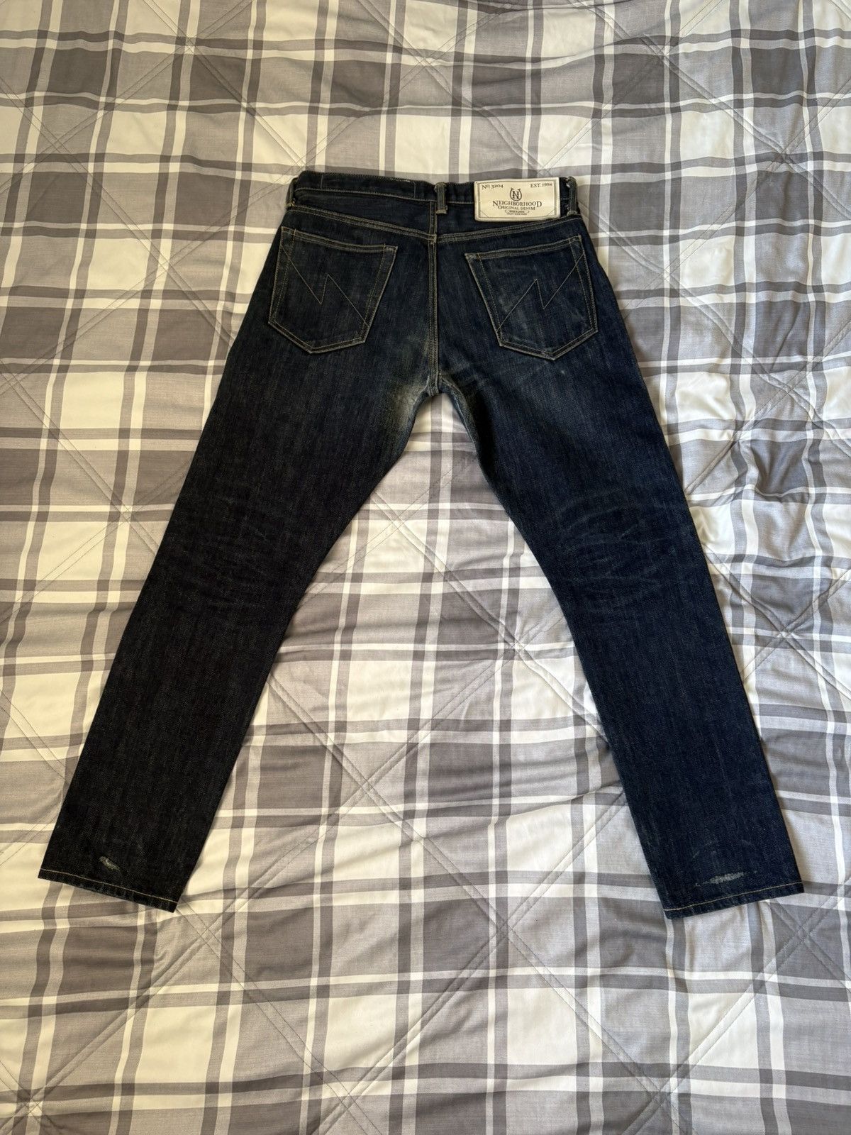 Neighborhood Neighborhood Deep Narrow Rigid Indigo 14oz Selvedge Denim Size US 30 / EU 46 - 6 Thumbnail