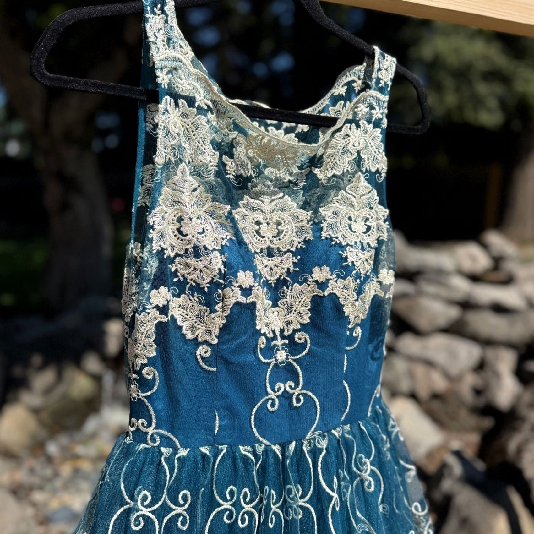 chi chi london blue floral dress Reign or Shine Lace Teal 4 Party Cocktail Formal Wedding Womens Sleeveless Knee Length Lace Pattern Select Size:2-3Y | Pre-Order 100% Polyester. sa_singapore Ashleigh Shirt Dress -