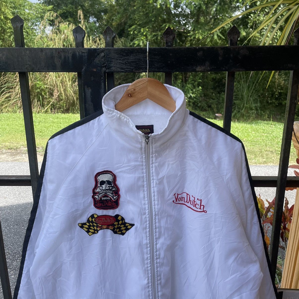 Vintage × Von Dutch 🔥🔥Vintage Von Dutch Skull Logo Zipper Sweater Jacket Size US L / EU 52-54 / 3 - 3 Thumbnail