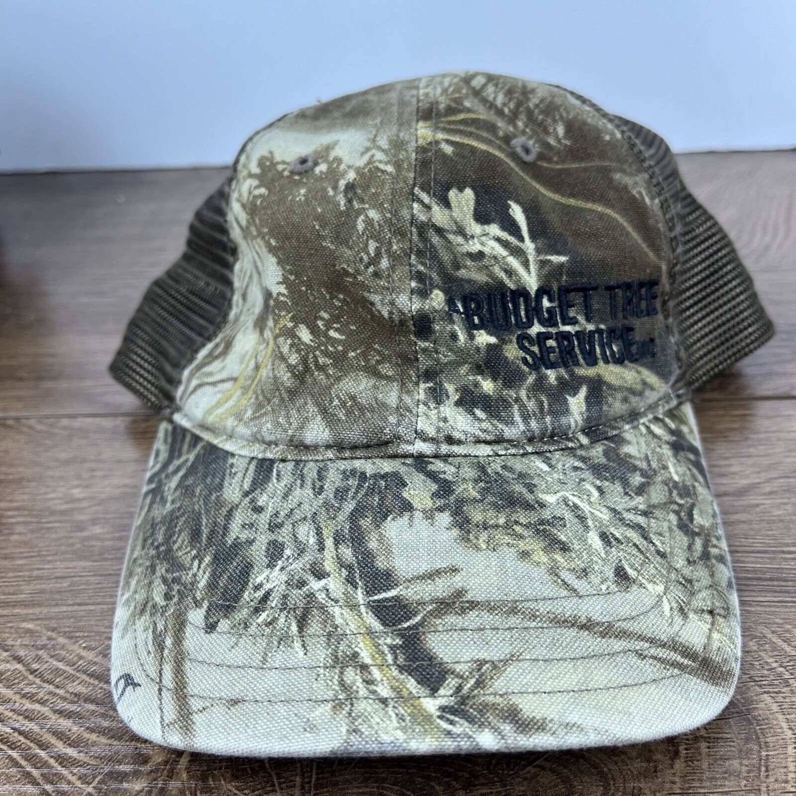 Other Budget Tree Service Hat Camo Green Hat Adjustable Green Adul Size ONE SIZE - 2 Thumbnail