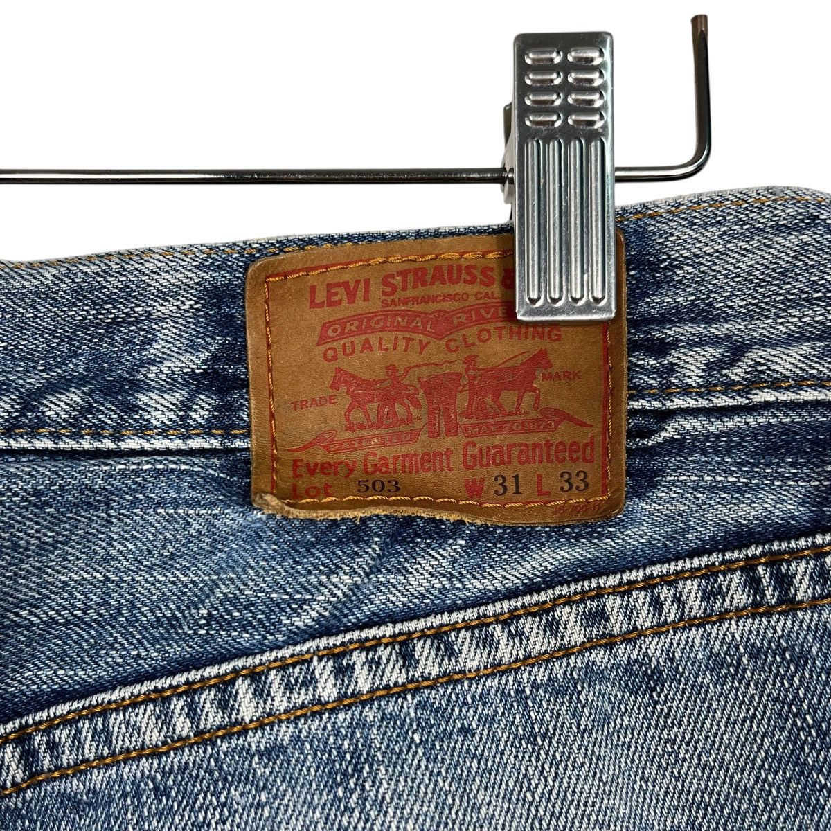 Levi's Vintage Levis Lot 503 Distressed Denim Jeans Size US 31 - 16 Thumbnail