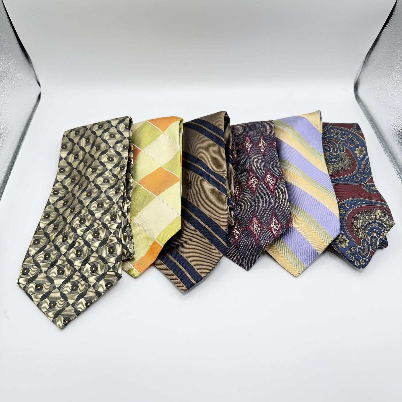 Robert Talbott Robert Talbott Tie Men's Bundle Lot of 6 Silk Size ONE SIZE - 1 Thumbnail