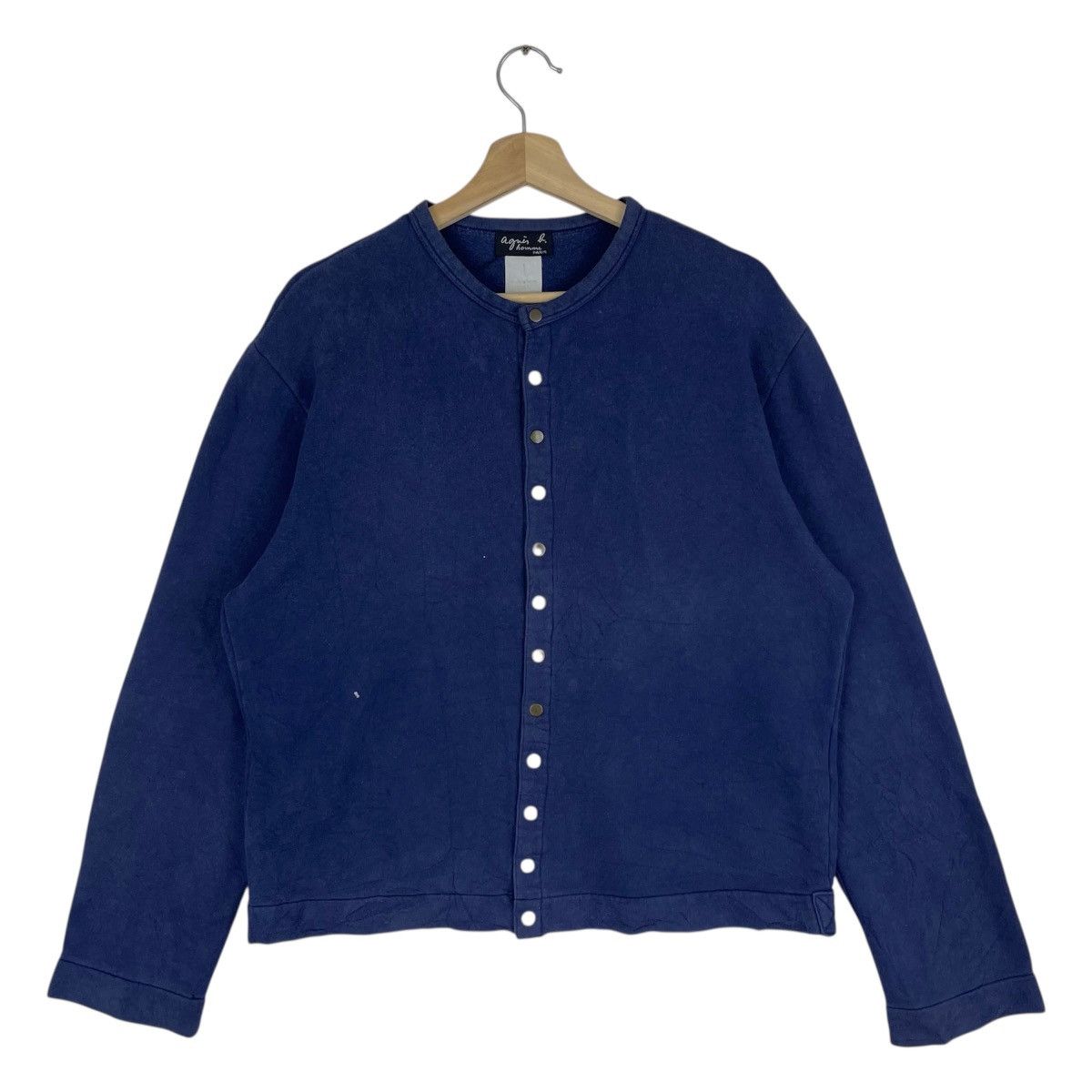 agnes b. Vintage Agnes B Homme Snap Button Cardigan | Grailed