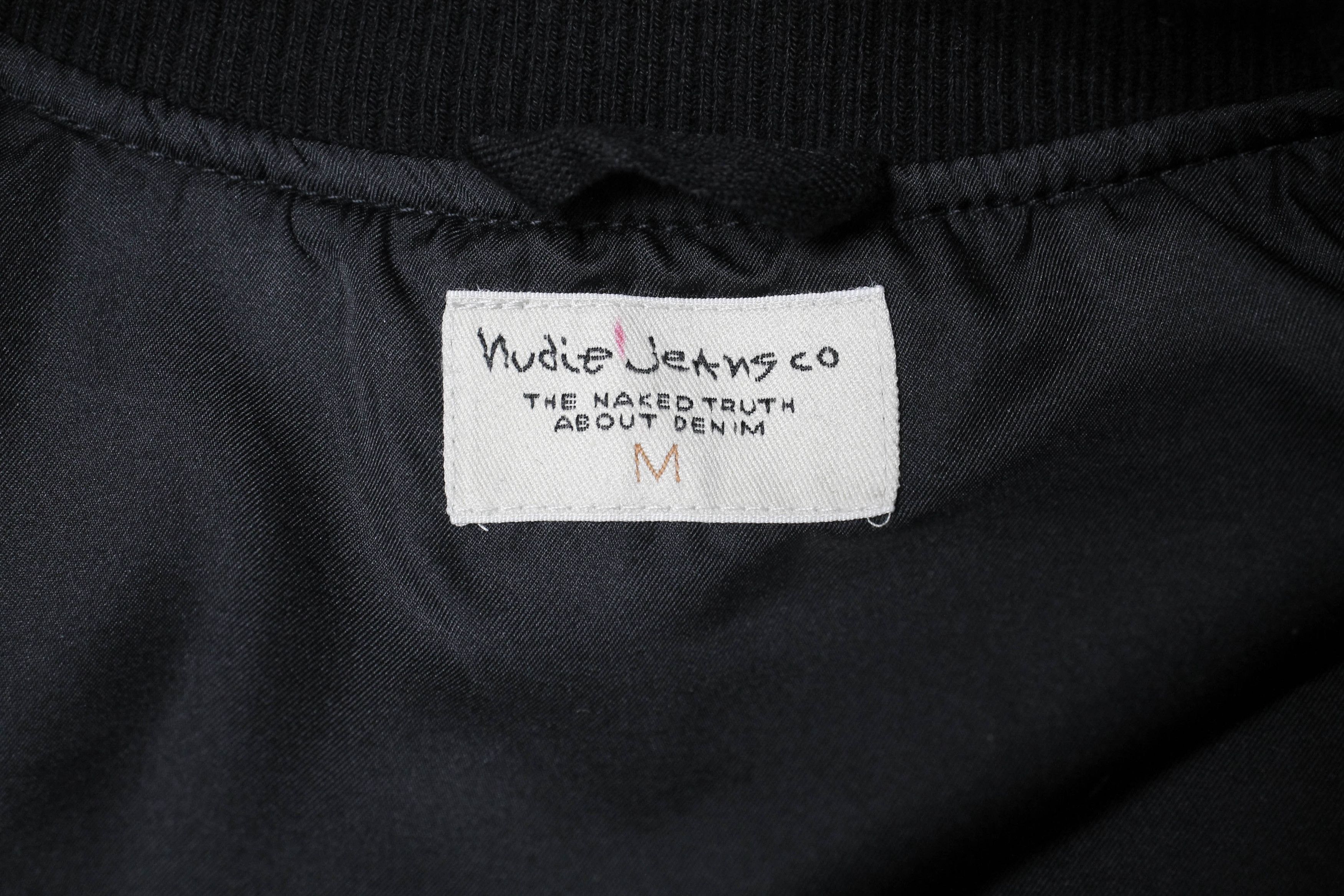 Nudie Jeans NUDIE Bengan Wool Fleece Jacket Men's MEDIUM Bomber Snap Size US M / EU 48-50 / 2 - 10 Thumbnail