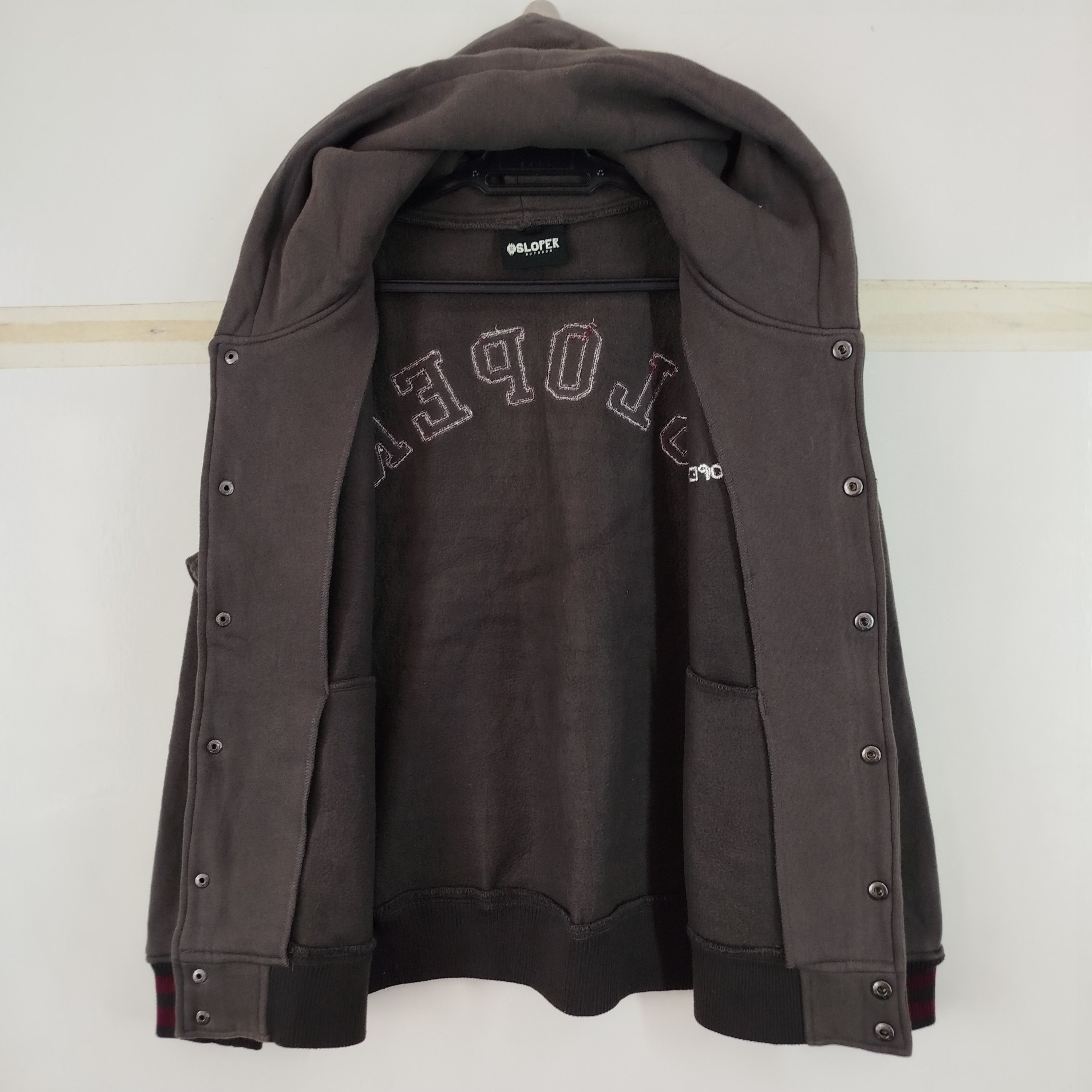 Designer × Japanese Brand Sloper Outdoor Varsity Hoodie Embroidery Big Logo Button Size US M / EU 48-50 / 2 - 9 Thumbnail