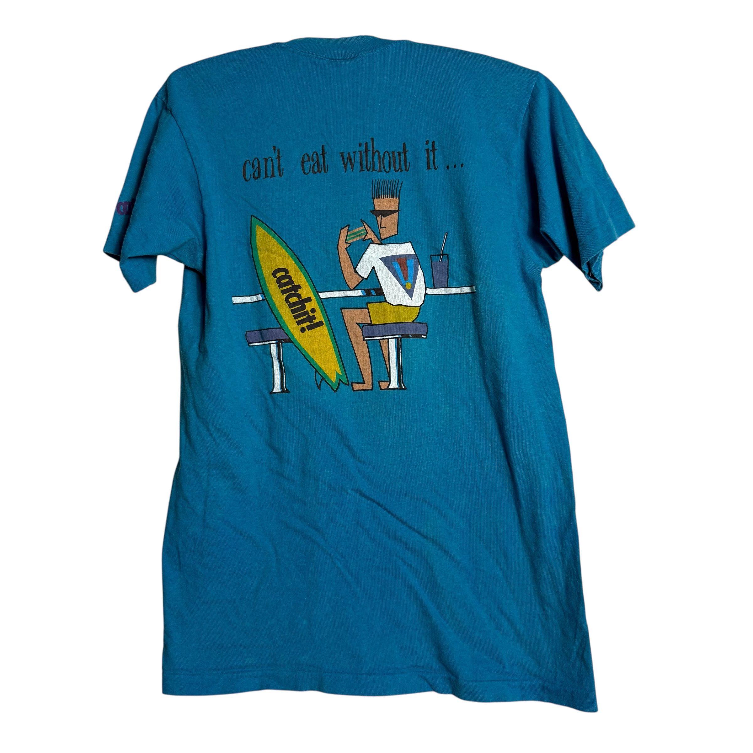 Vintage 🔥RARE🔥Vintage Catchit Surf Cartoon Graphic T-shirt Size US M / EU 48-50 / 2 - 3 Thumbnail