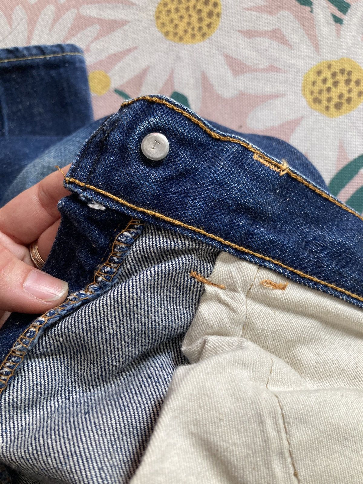 Levi's NOT A REPRODUCTION! True vintage Levi’s 606 Big E orange tab Size 24" / US 00 / IT 34 - 6 Thumbnail