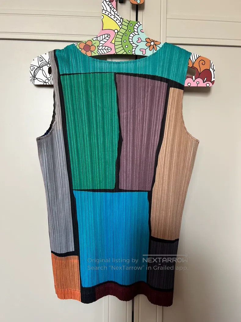 Issey Miyake Issey Miyake Color-Block Tank Top Size XL / US 12-14 / IT 48-50 - 2 Thumbnail