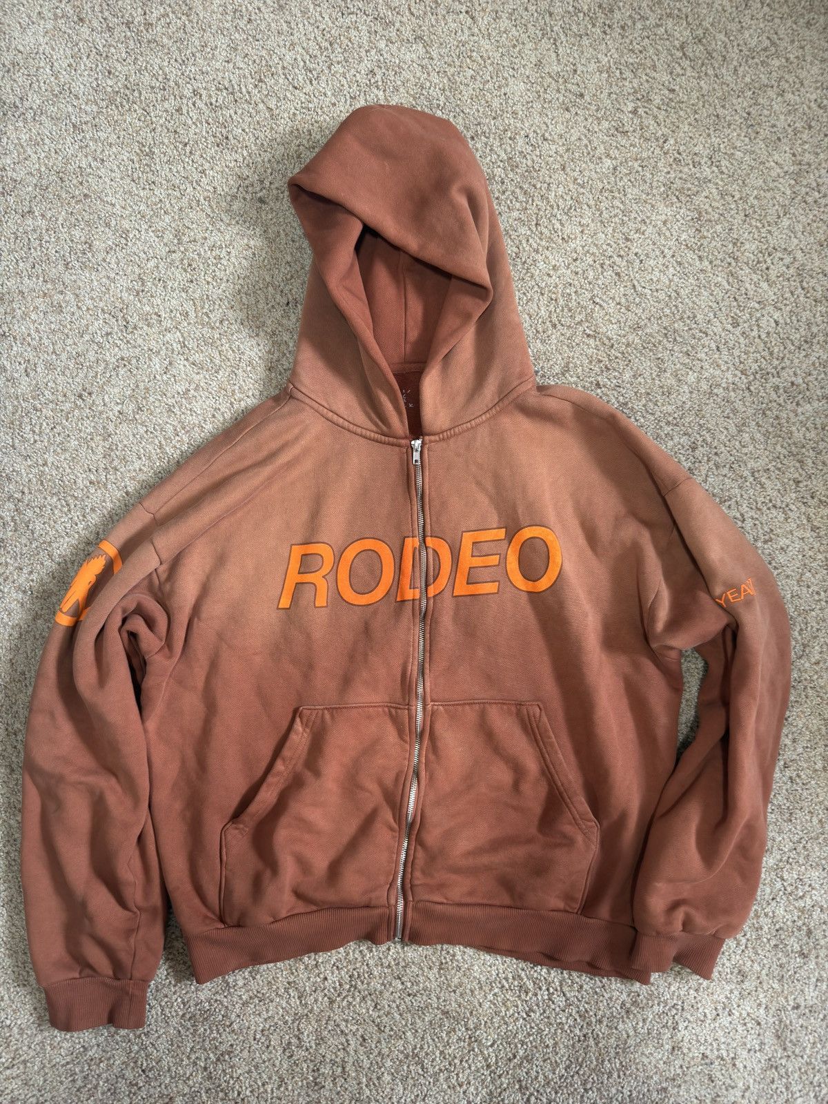 Travis Scott Travis Scott 10 Year Anniversary Rodeo Zip-Up Hoodie Size US L / EU 52-54 / 3 - 1 Thumbnail