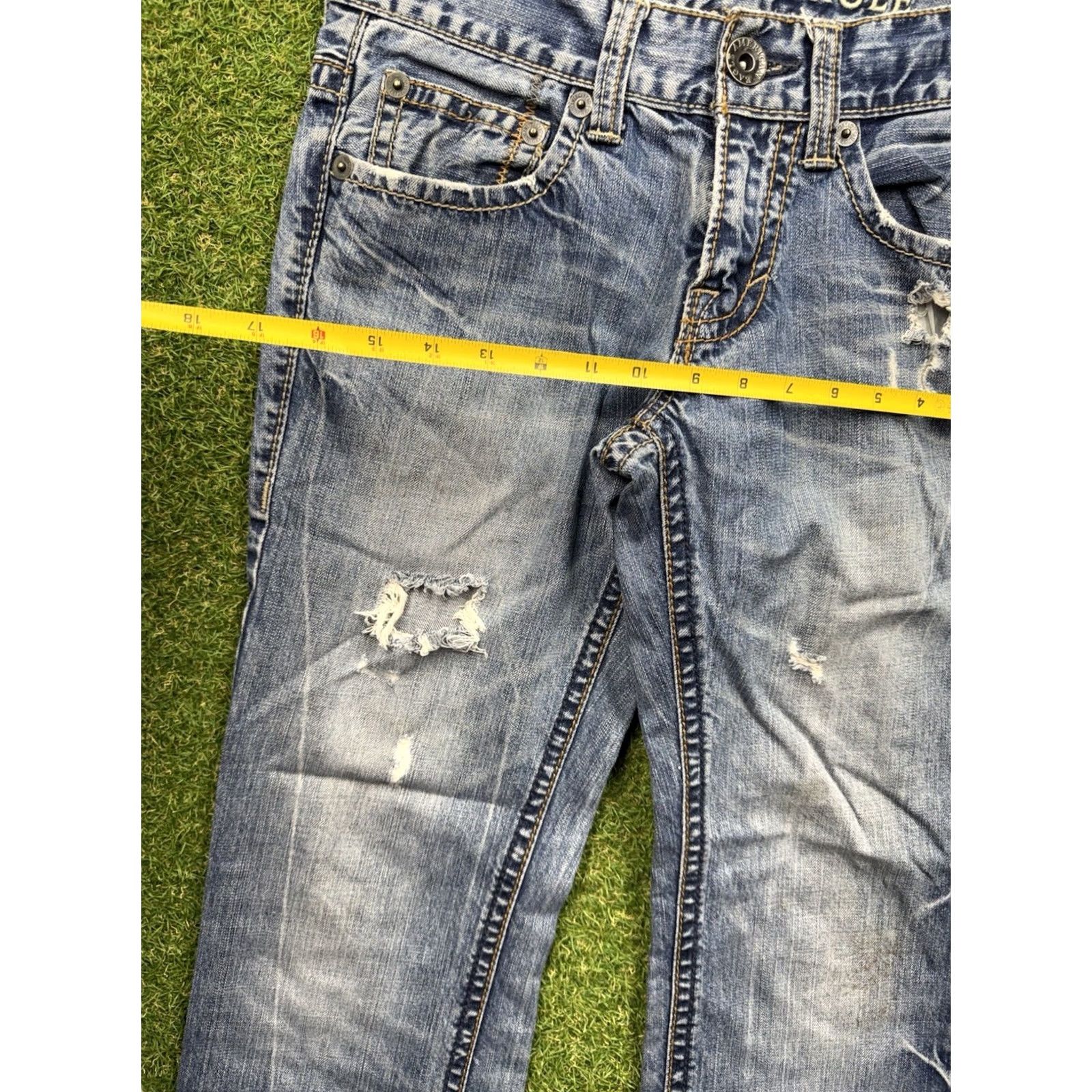 American Eagle Outfitters American Eagle Outfitters Jeans 28x30 Regular Fit 5-Pocket Denim Blue Mens Straight Leg Vintage? No - Jeans Size US 28 / EU 44 - 7 Thumbnail
