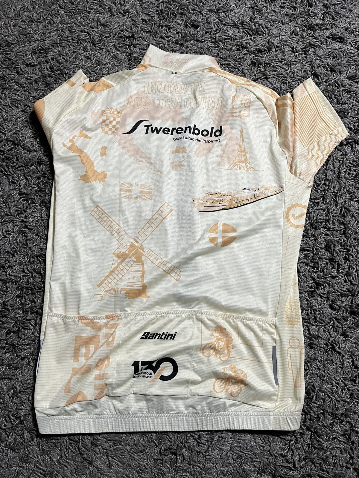 Other SANTINI VELO TRIKOT JERSEY Size US L / EU 52-54 / 3 - 7 Thumbnail
