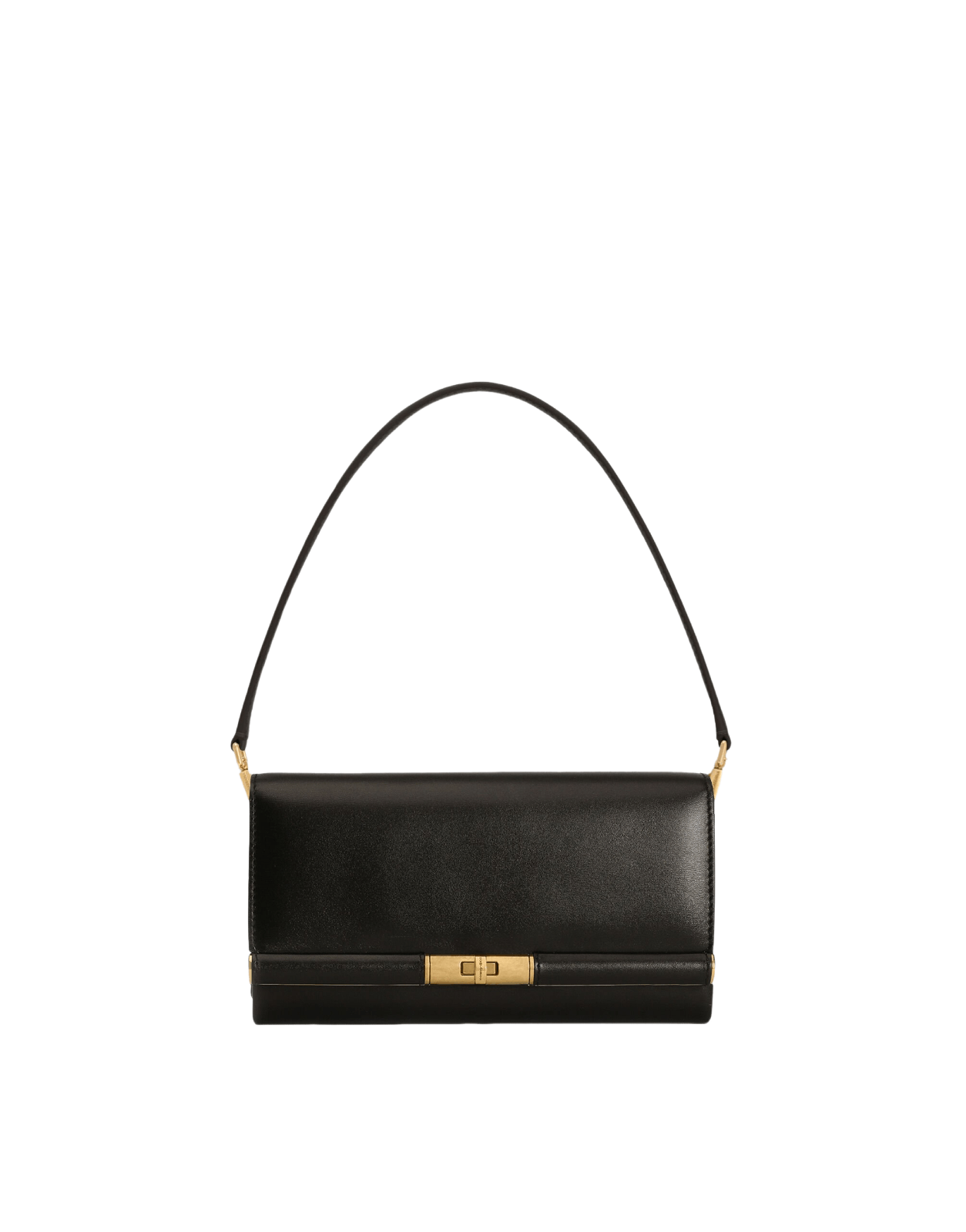 Dolce & Gabbana DOLCE&GABBANA Marlene Black Leather Shoulder Bag Size ONE SIZE - 5 Thumbnail