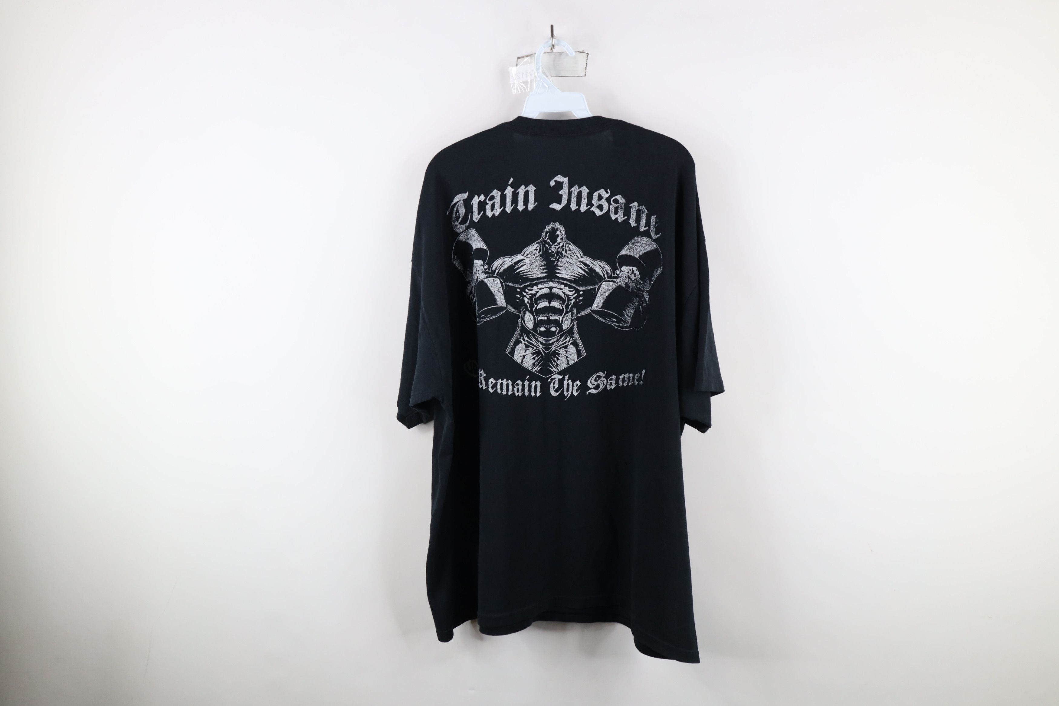 Vintage Vintage Streetwear Fire Flames Train Insane Gym T-Shirt Size US XXL / EU 58 / 5 - 9 Thumbnail