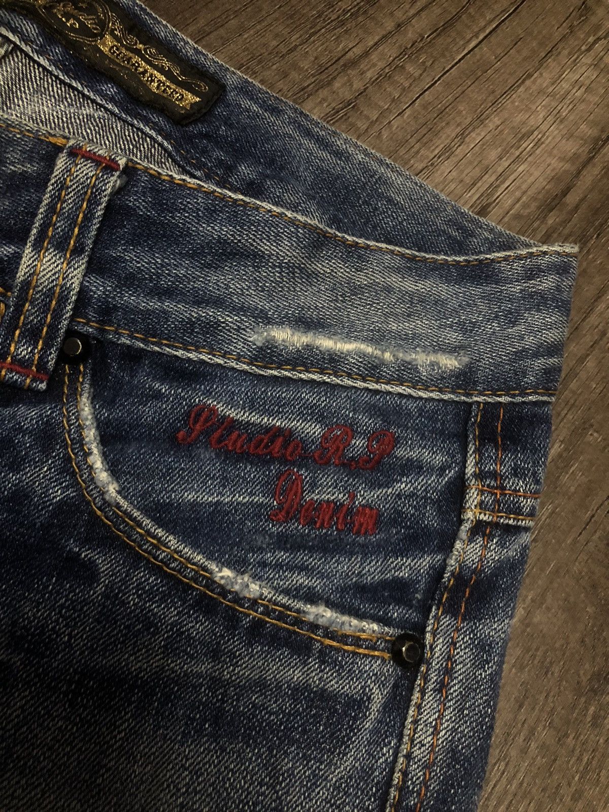 Japanese Brand VINTAGE STUDIO R.P DENIM & CO x RED PEPPER ( UNISEX) Size US 29 - 11 Thumbnail