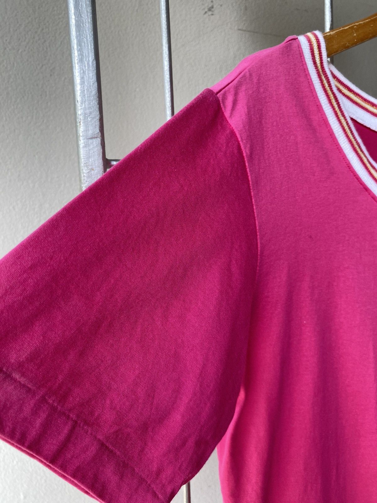 Celine Celine Pink & Gold Embroidered Blouse with Gold Buttons. Size M / US 6-8 / IT 42-44 - 10 Thumbnail