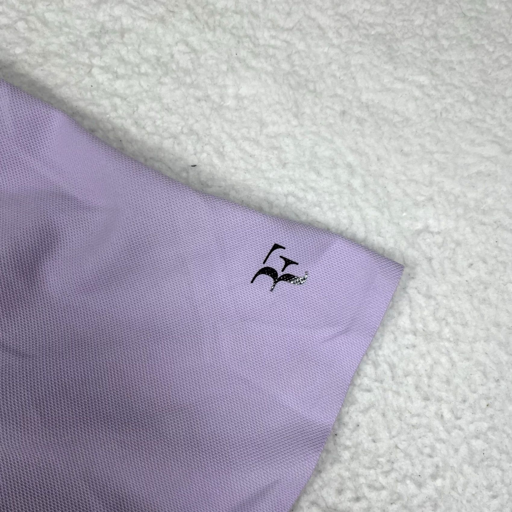 Nike Nike RF Polo Henley Shirt 2XL Tennis Mens Purple Shirt Logo 2017 Shanghai Basel RF Final Tennis Size US XXL / EU 58 / 5 - 3 Thumbnail