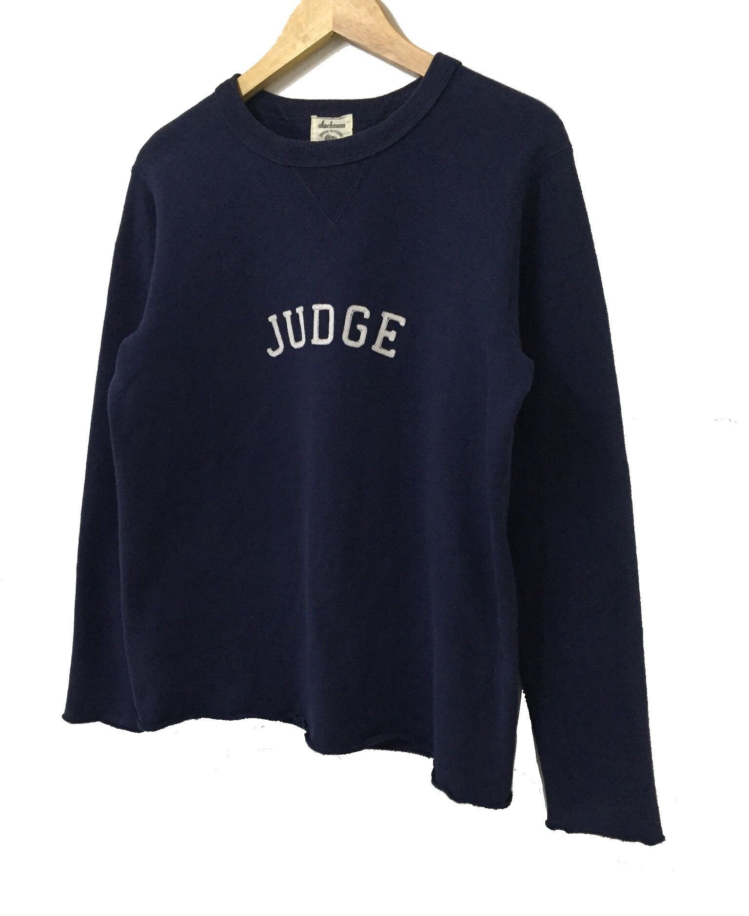Japanese Brand JACKMAN TANABE MERIYASU JUDGE EMROIDERY JAPAN SWEATSHIRT Size US M / EU 48-50 / 2 - 2 Thumbnail